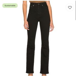 Lovers & Friends slim flare black denim jeans